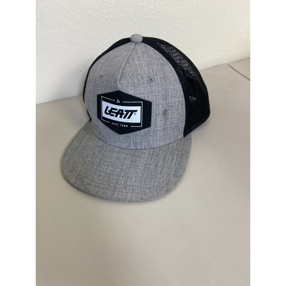 Leatt Gray Trucker Racing Cape town Black Mesh Baseball Cap Snapback One Size‎